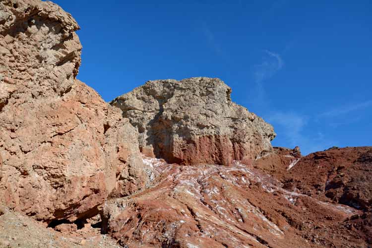 colored rock